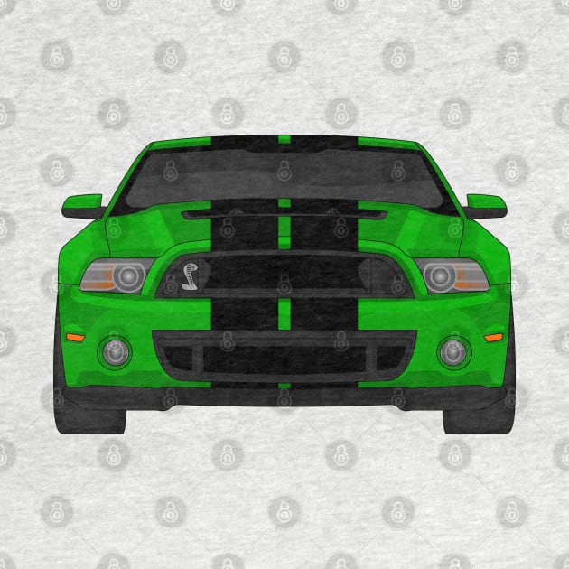 MUSTANG SHELBY GT500 GREEN by VENZ0LIC